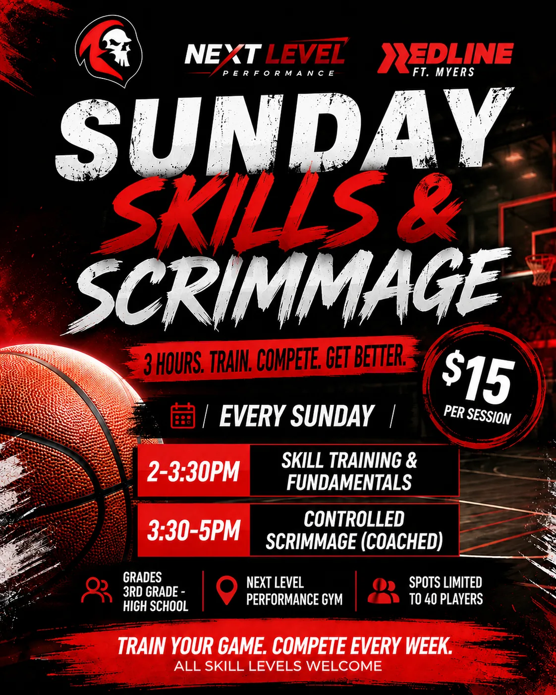 Sunday Skills & Scrimmage
